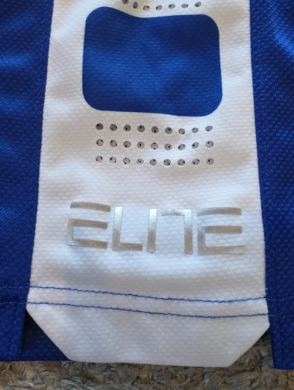Nike Youth XL Elite Dri-Fit Basketball Shorts Blue White 9 Inch Inseam
